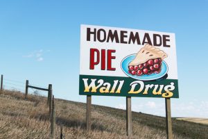 Wall Drug advertising sign