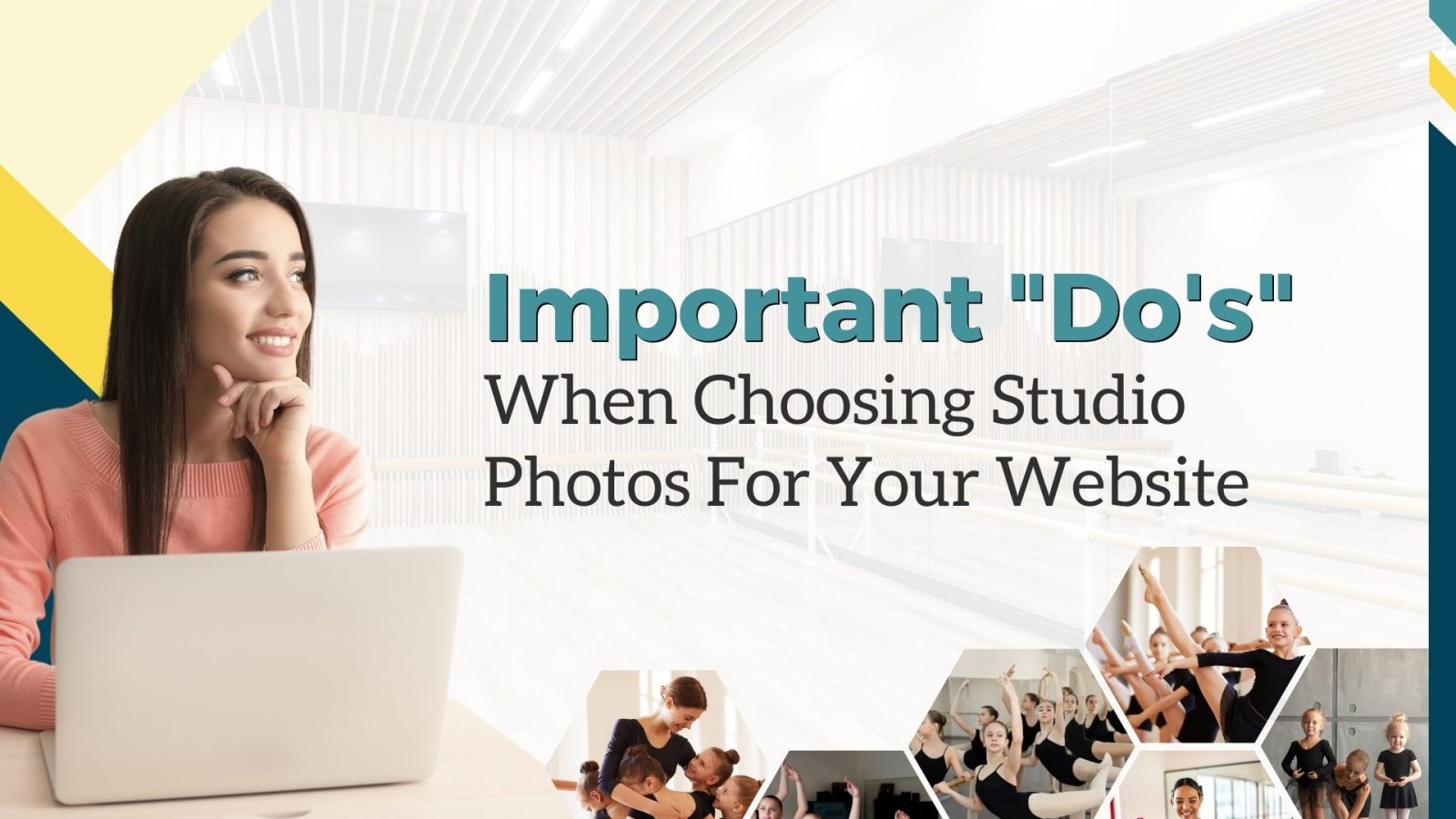Choosing photos for your dance studio's website