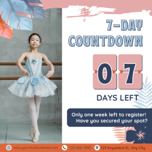 Countdown to Summer Dance Camps