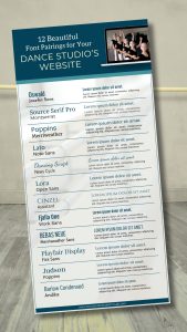 Font pairings