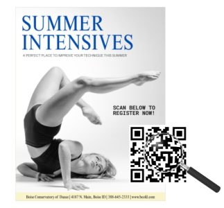QR code for your summer dance posters