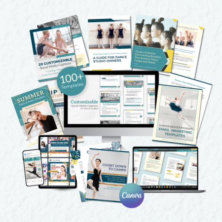 Summer Dance Programs Marketing Toolkit for studio owners